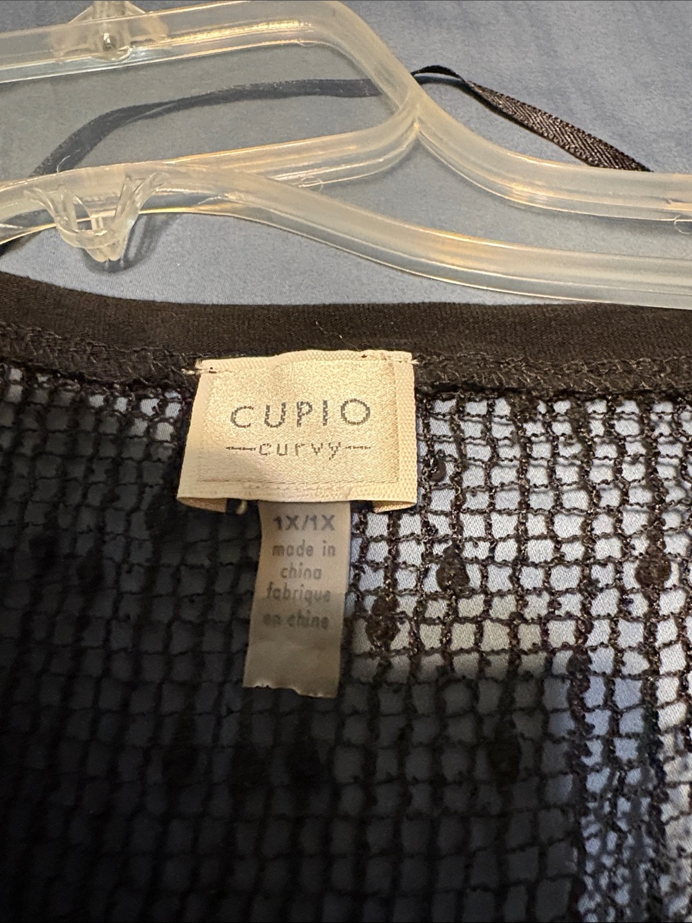 Black Textured Knit Sweater Classic Crew Neck black leggings and sleeveless top - Picture 10 of 16
